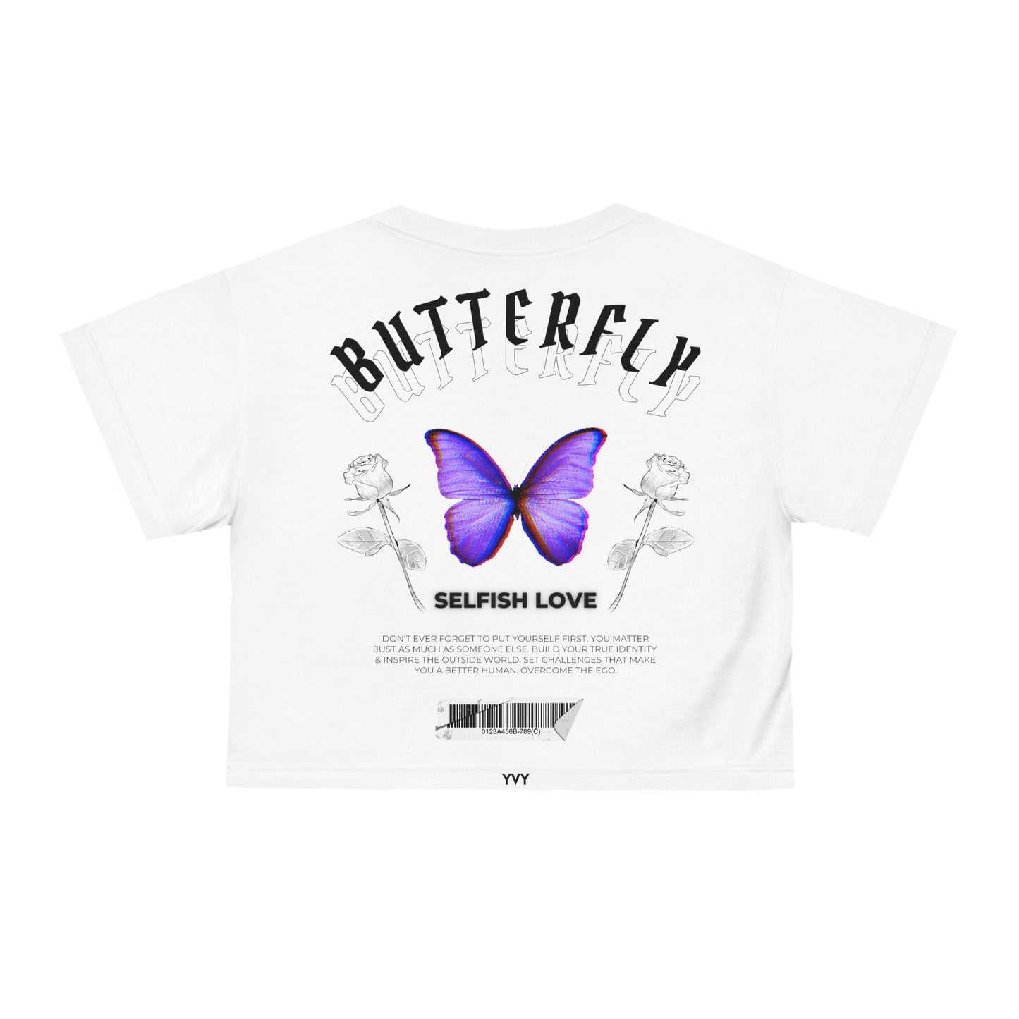 Crop Tee | Butterlfy